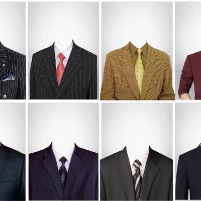 40款证件照和形象照的西服素材下载