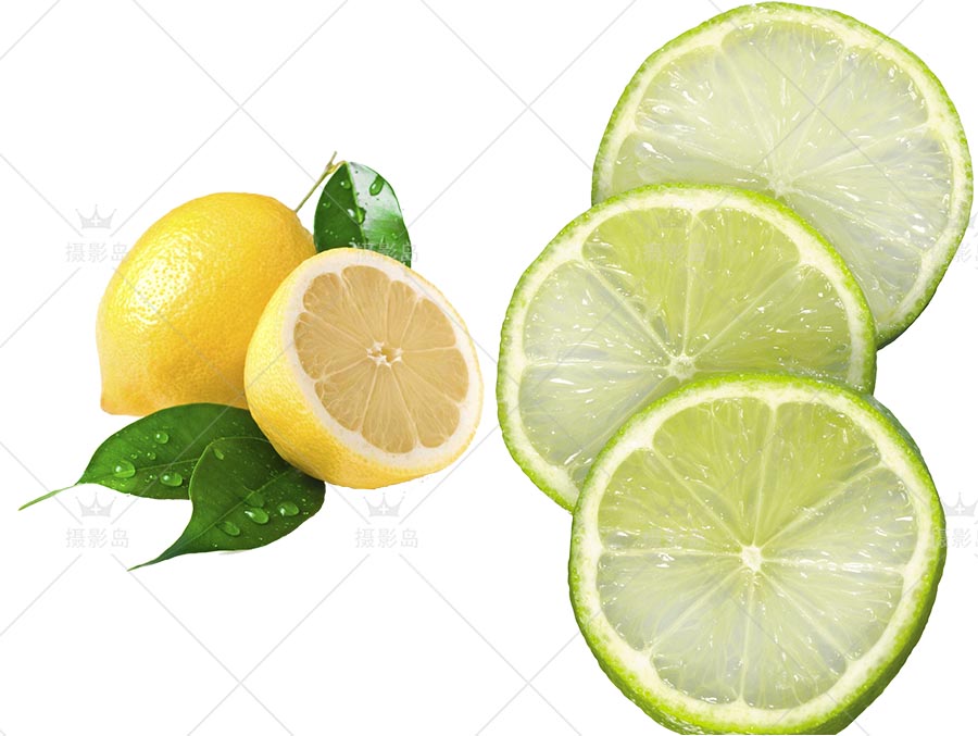 柠檬PNG透明已扣图摄影图片，水果广告海报设计素材