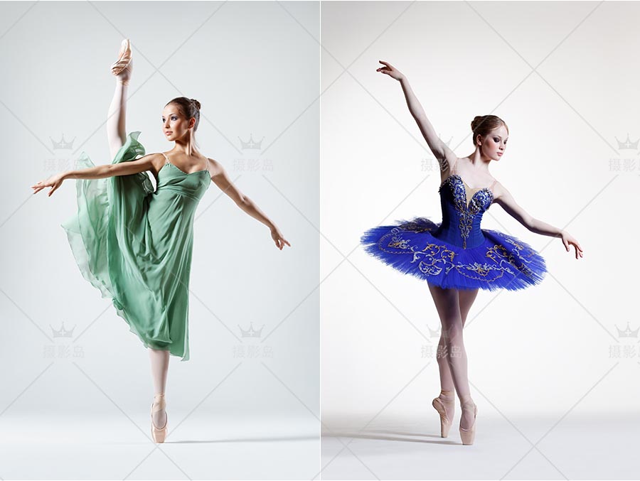 成人儿童芭蕾舞蹈动作舞姿样片，美女人物势滑冰舞者写真摄影艺术照图片