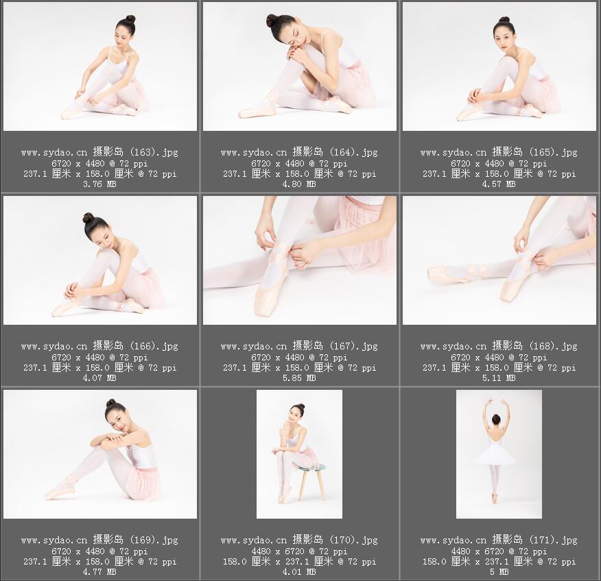 芭蕾舞舞蹈姿摆势摄影样片，人物动作舞者人像艺术照片，美女跳舞图片素材图库