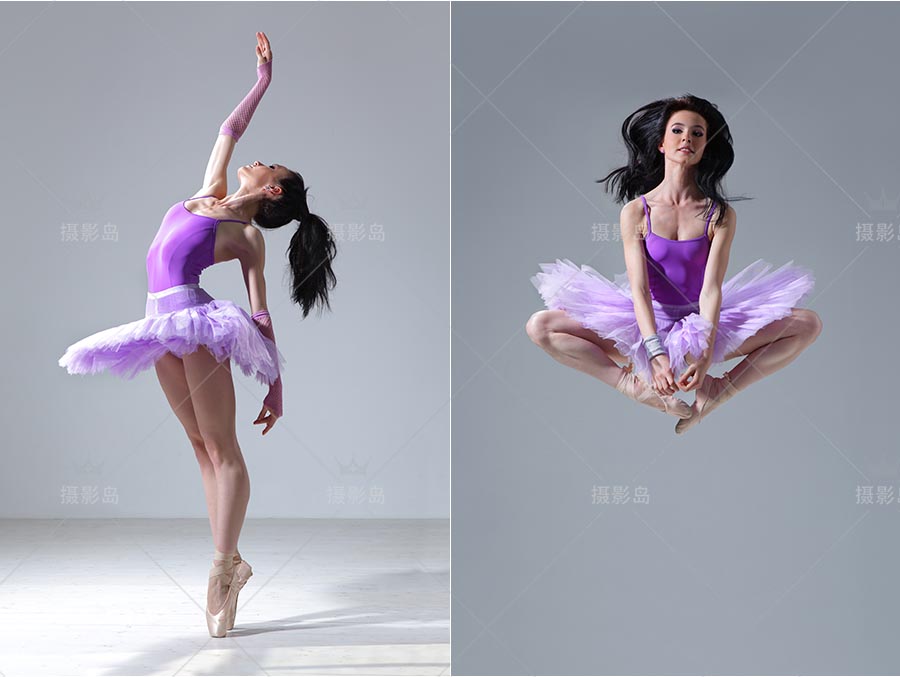 成人儿童芭蕾舞蹈动作舞姿样片，美女人物势滑冰舞者写真摄影艺术照图片