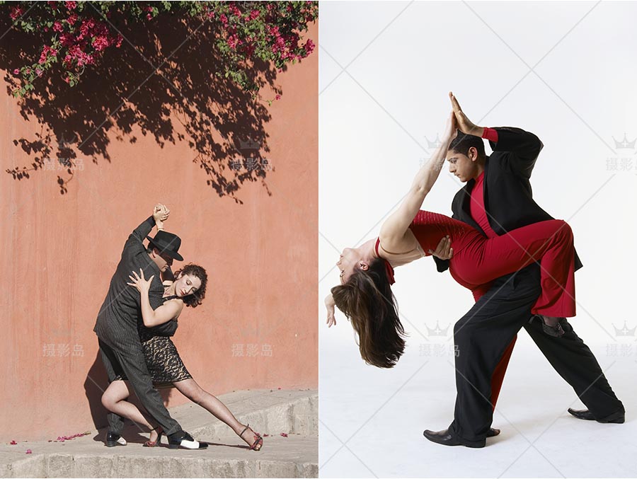 舞蹈双人定型造型图片