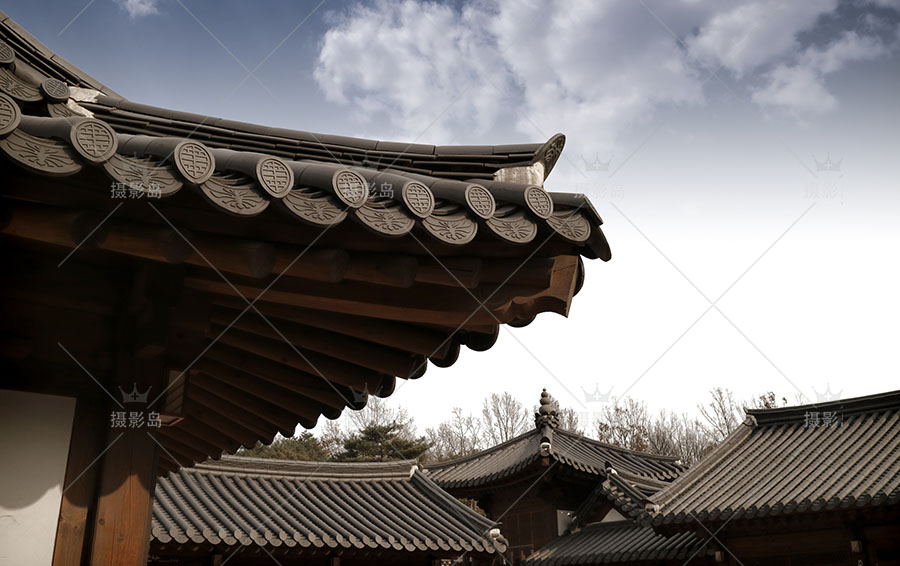 22张中国古风古典古代建筑换背景抠图模板psd图片素材,古装摄影素材