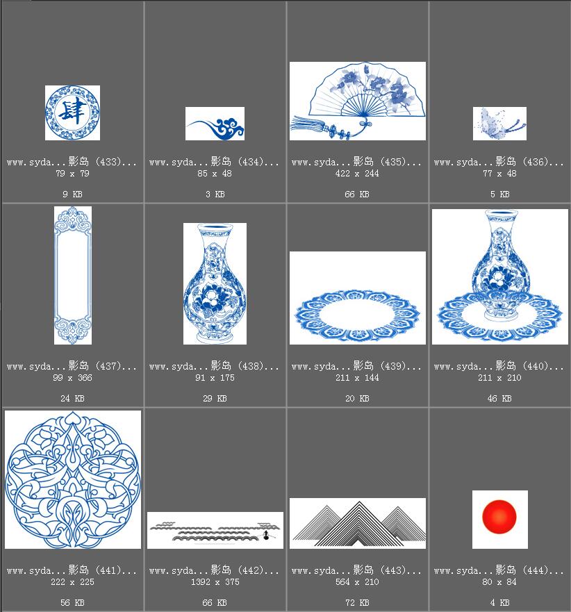 古风传统插画、手绘、花鸟、水墨画、装饰画免抠图合成PNG素材