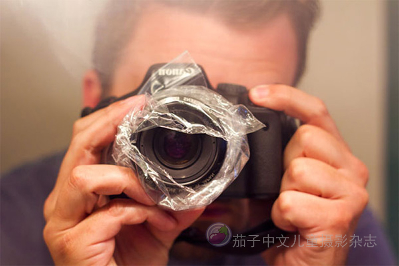 透明塑料袋制造特殊镜头效果