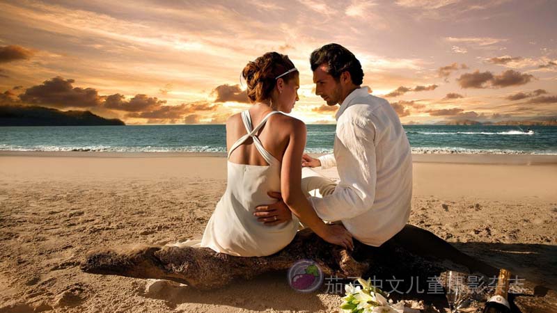 海边沙滩婚纱照拍摄技巧