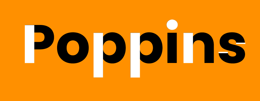 免费字体下载！一款几何风格9种字重的英文字体—Poppins