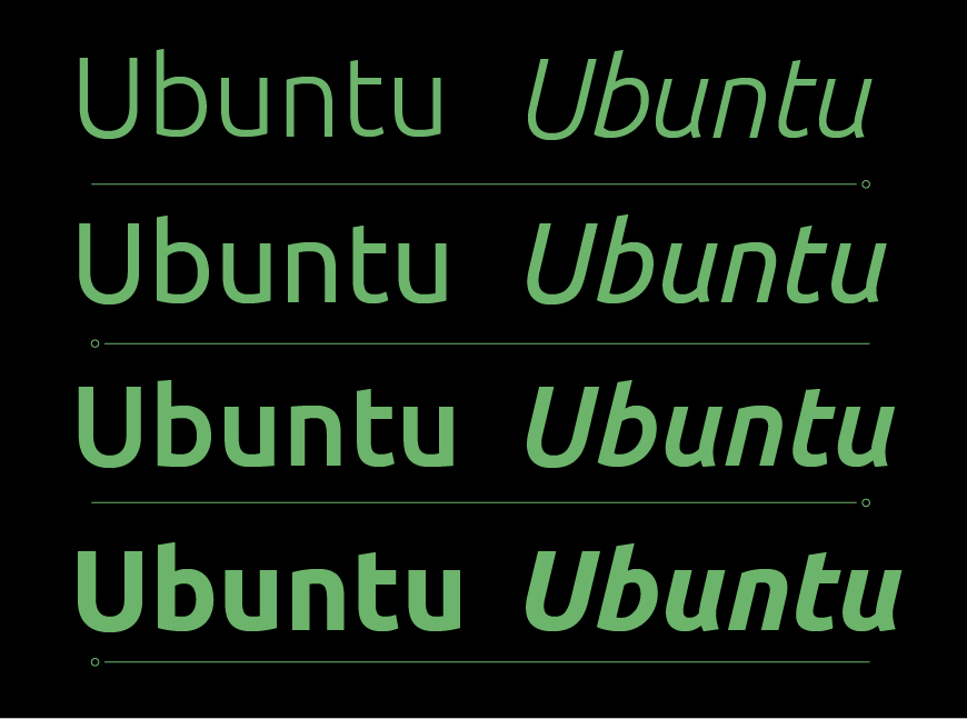 免费字体下载！一款干净简洁现代气息的无衬线英文字体—Ubuntu