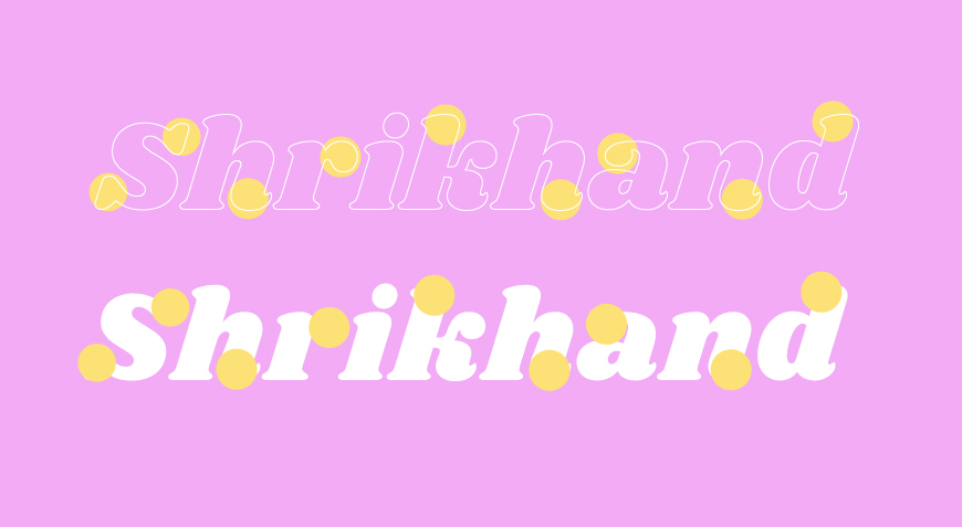 免费字体下载！一款活泼可爱软糯气息的英文字体—Shrikhand