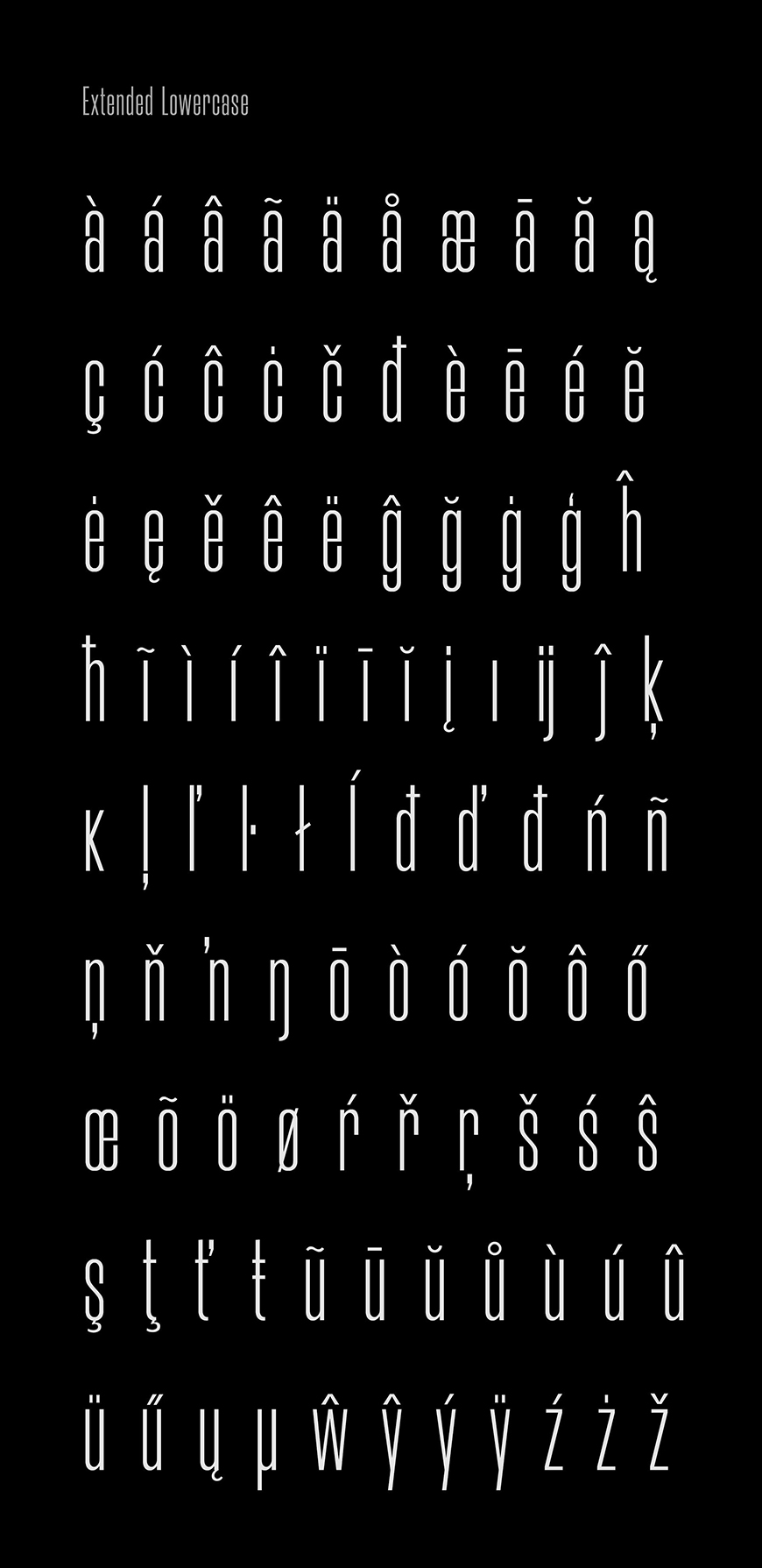 免费字体下载！一款拥有18种样式修长优雅的英文字体—Morganite