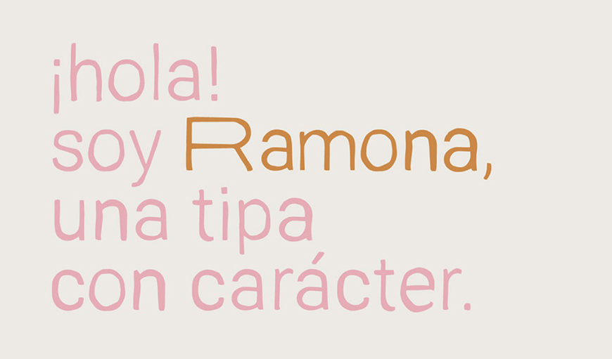 免费字体下载！一款亲切热情的手工质感英文字体—Ramona