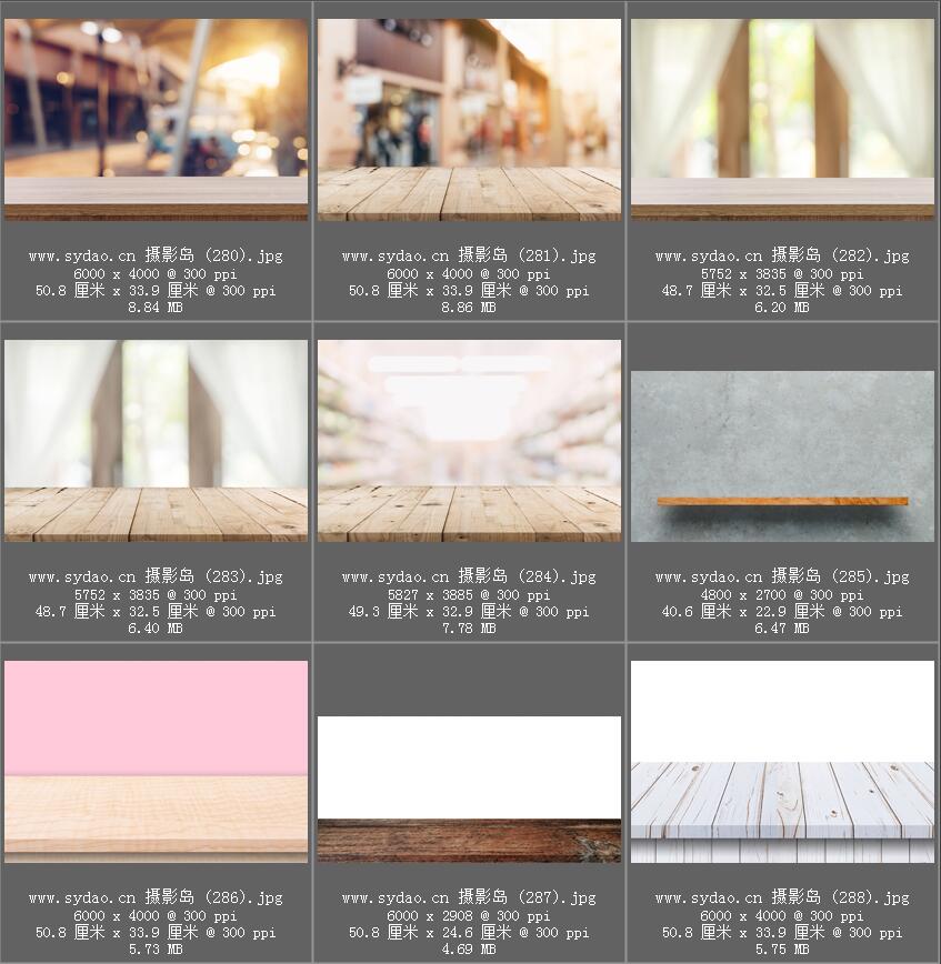 桌面照、案台、木板前景桌面摄影合成PS图片素材