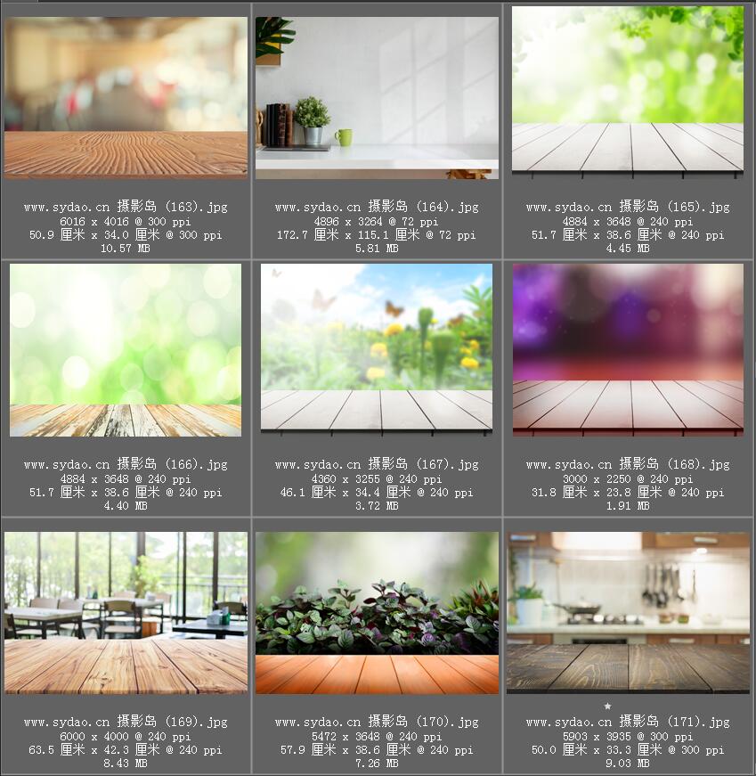 桌面照、案台、木板前景桌面摄影合成PS图片素材