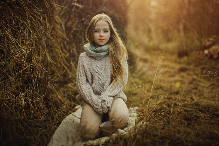 白俄罗斯摄影师Sergey Piltnik儿童人像肖像、少女私房摄影作品欣赏