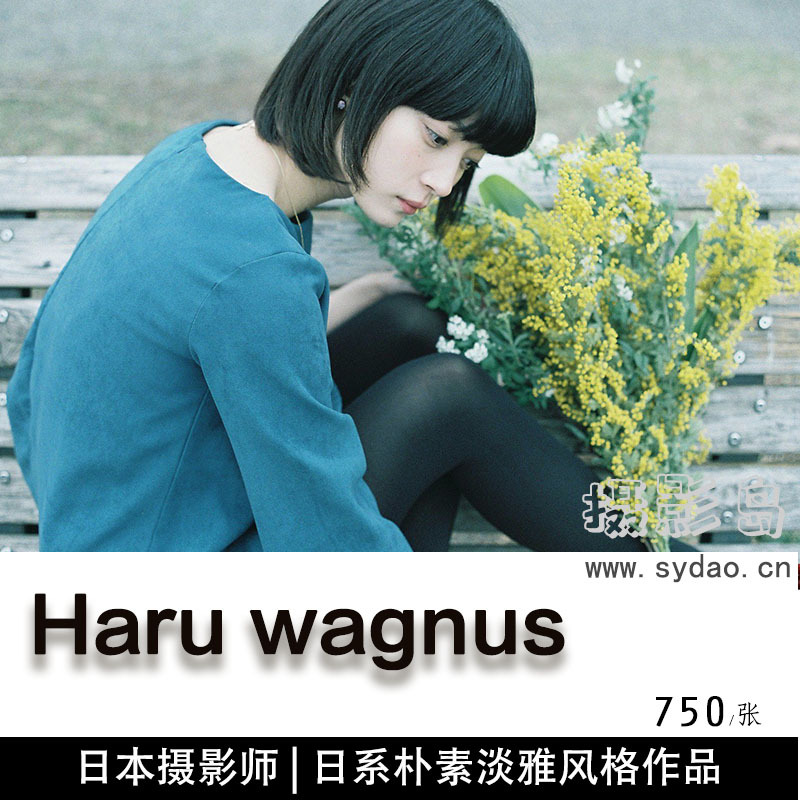 750张日本摄影师Haru wagnus日系小清新、朴素淡雅、少女人像作品集