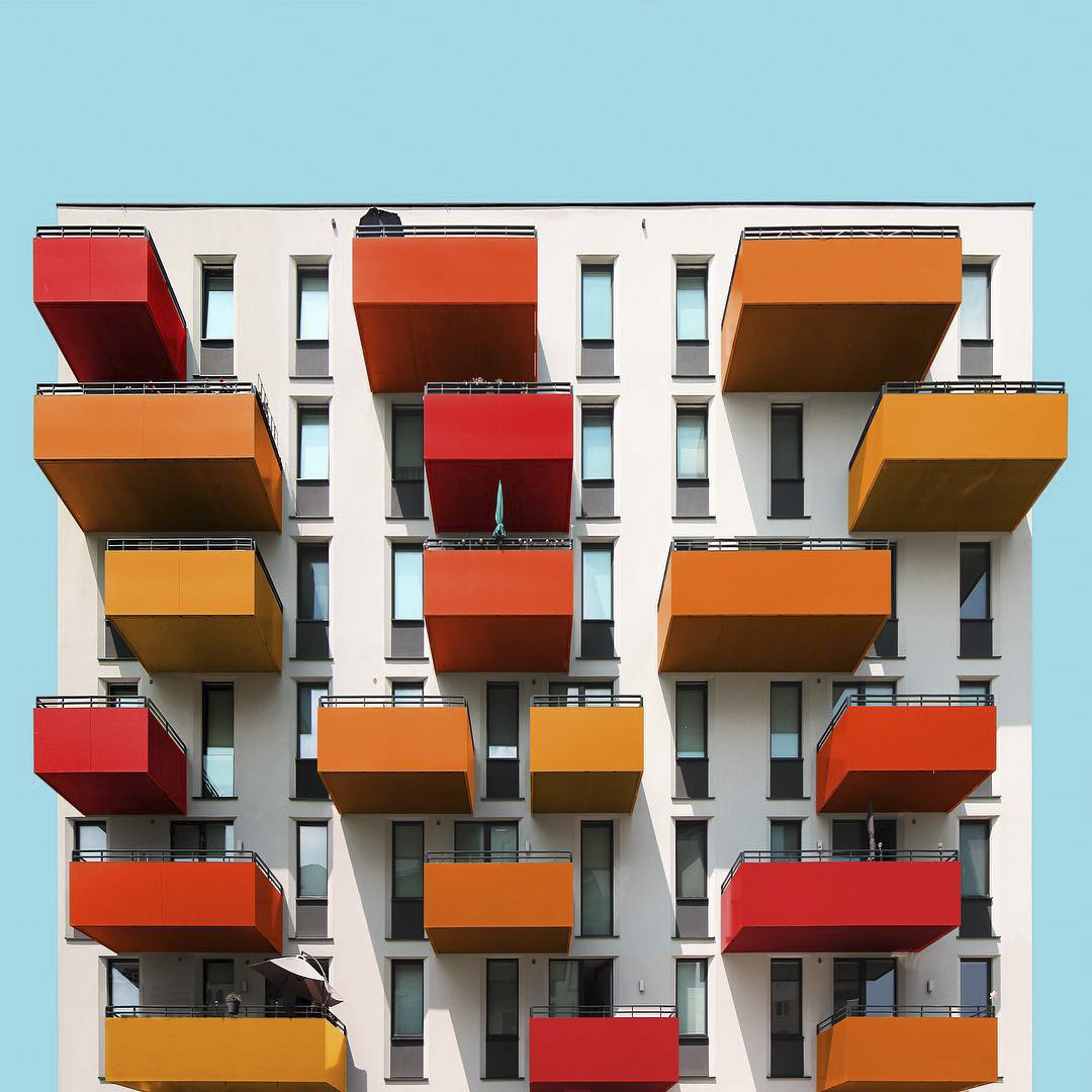 现代建筑摄影、色彩城市摄影图片参考素材-德国摄影师Paul Eis作品集欣赏