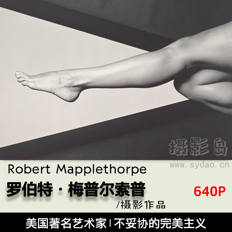 欧美超现实黑白人体人像摄影艺术图片参考素材，美国著名艺术家Robert Mapplethorpe作品集欣赏