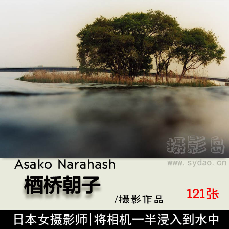 相机一半浸入到水中作品图片，日本摄影师楢桥朝 Asako Narahashi作品集照片欣赏
