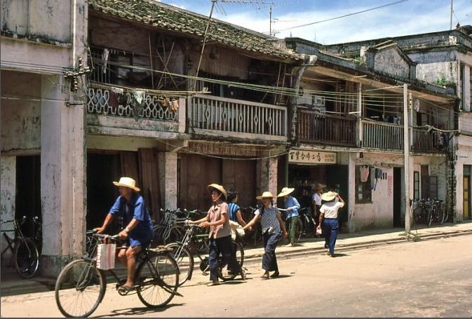 深圳80年代旧年代老照片，中国怀旧人文纪实摄影参考设计素材