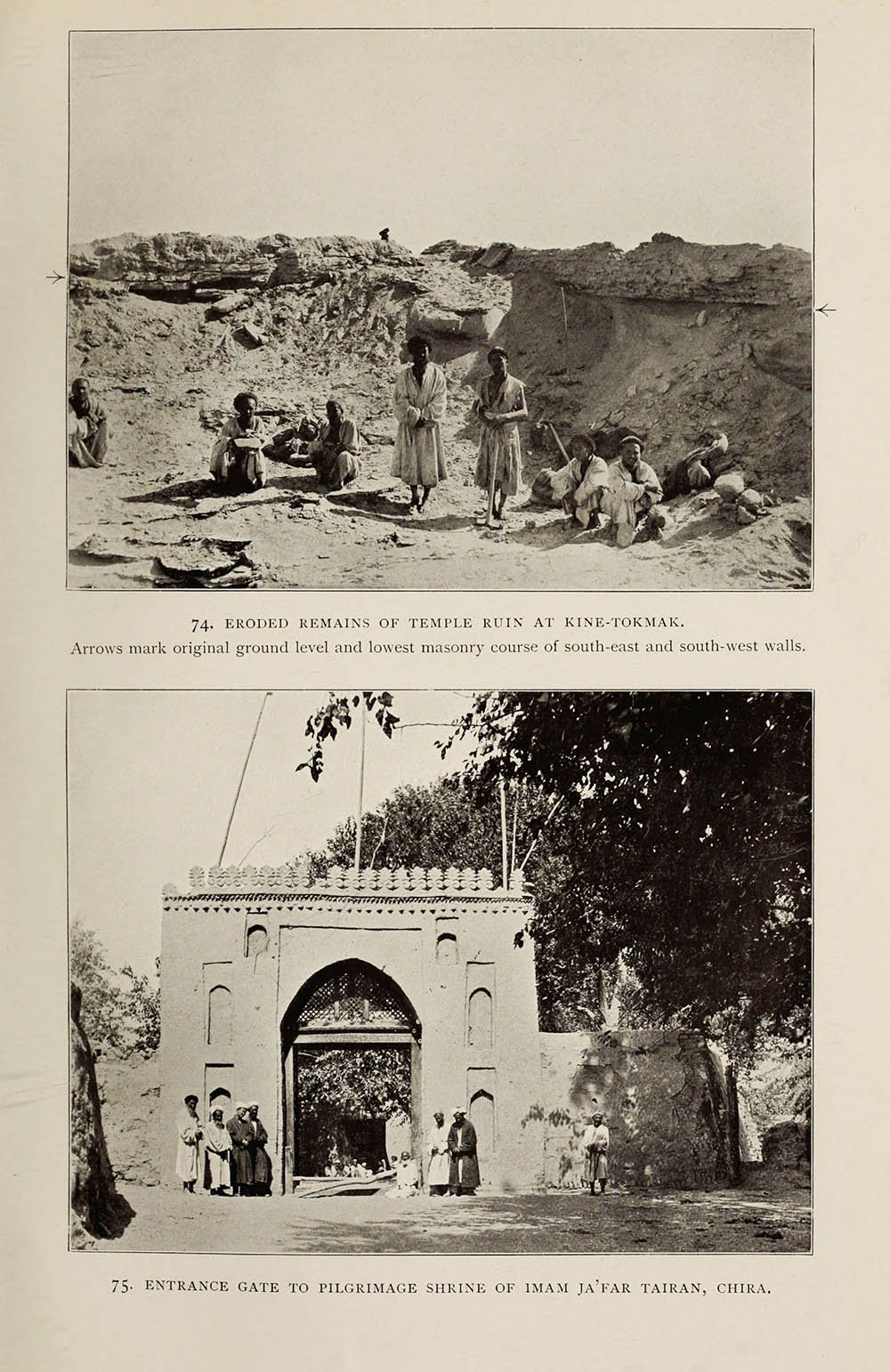 中国老照片影集，沙漠中的遗址1912年斯坦因拍摄