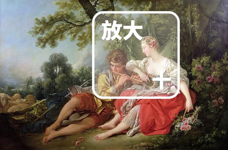 弗朗索瓦·布歇数字油画作品合集，高清TIF电子版人物临摹素材