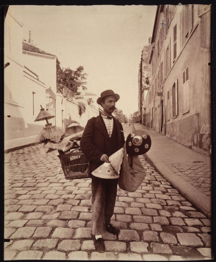 巴黎人文纪实风光黑白摄影参考素材，尤金·阿杰特 Eugene Atget 摄影集欣赏