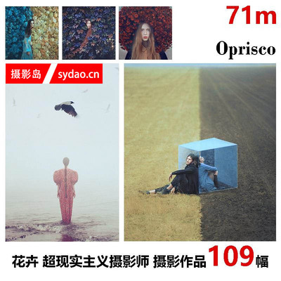 梦幻诗意唯美人像超现实主义胶片艺术摄影图片图库，乌克兰摄影师Oleg Oprisco作品集欣赏