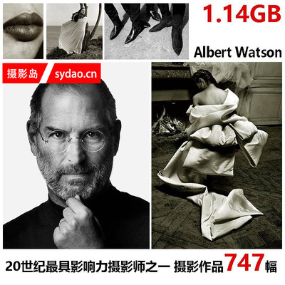商业时尚祼体摄影大师参考图片学习审美素材下载，英国摄影师Albert Watson作品集欣赏