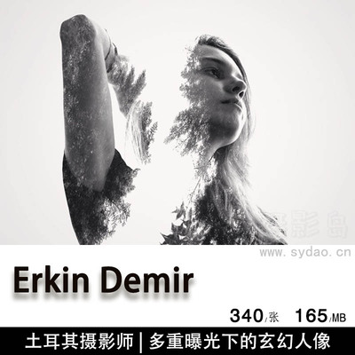 超现实多重曝光创意性感人像摄影作品图集，土耳其摄影师Erkin Demir作品集欣赏