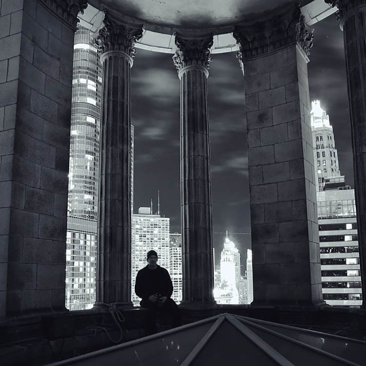 奇妙的黑白世界超现实感的极简孤独街头建筑摄影作品素材，美国摄影师Jason M Peterson作品集欣赏