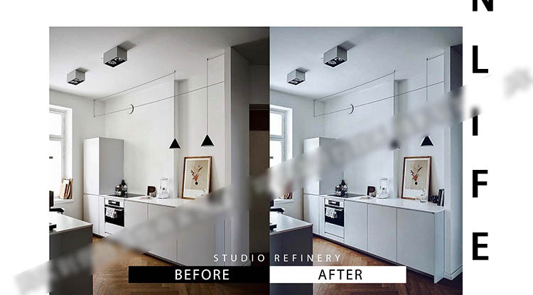 ins北欧风格白色调室内人像lr预设，适用于Lightroom/PS/手机版LR摄影后期照片调色滤镜
