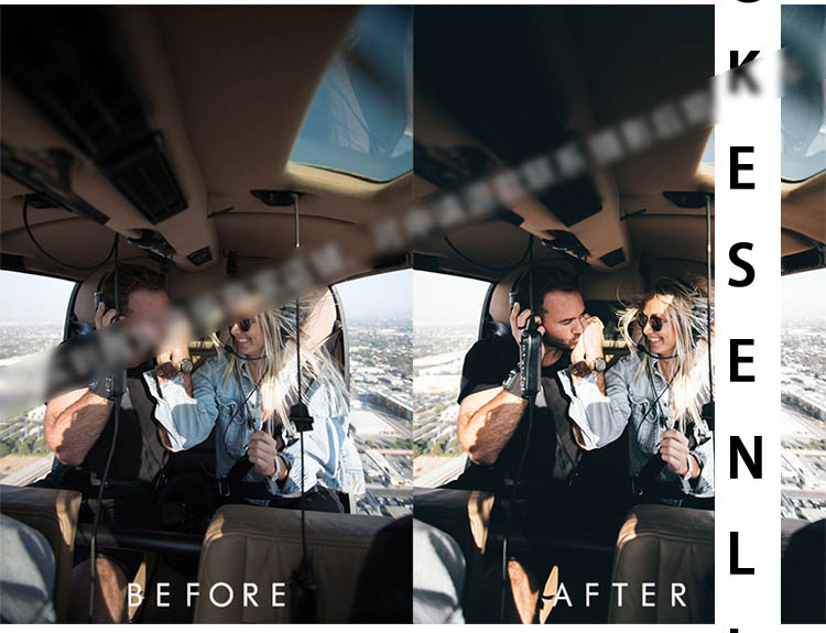 洛杉矶冷色调ins旅行人像风景预设，适用于Lightroom/PS/手机版LR摄影后期照片调色滤镜