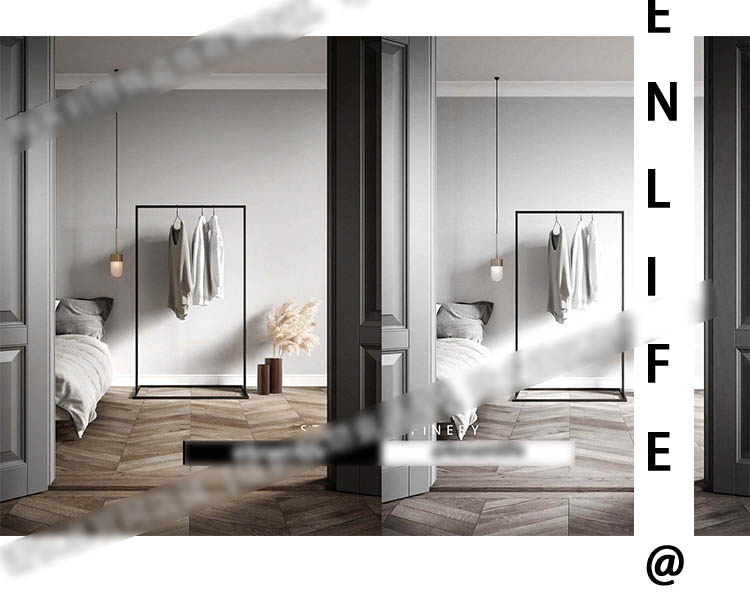 INS冷淡灰白色调室内服装静物人像预设，适用于Lightroom/PS/手机版LR摄影后期照片调色滤镜