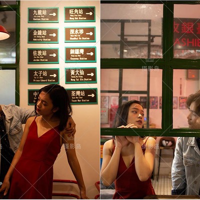 19张港风街拍婚纱情侣写真摄影作品raw未修原片，尼康相机NEF原图练习素材