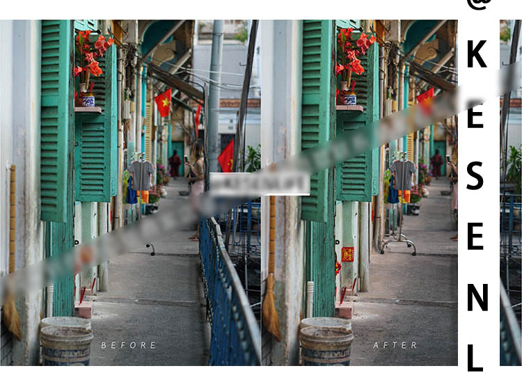 越南西贡浓郁高饱和度人文纪实街拍探店预设，适用于Lightroom/PS/手机版LR摄影后期照片调色滤镜