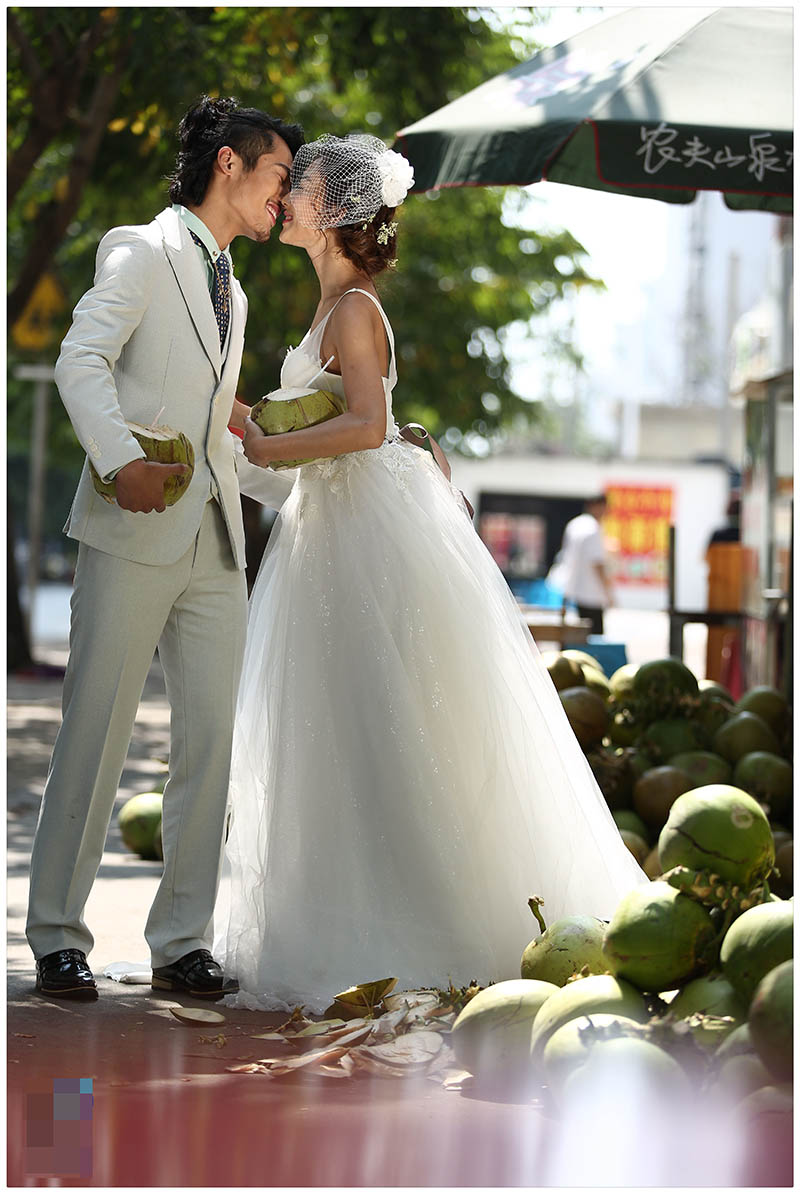 高端旅拍街景婚纱摄影作品图片raw未修原片