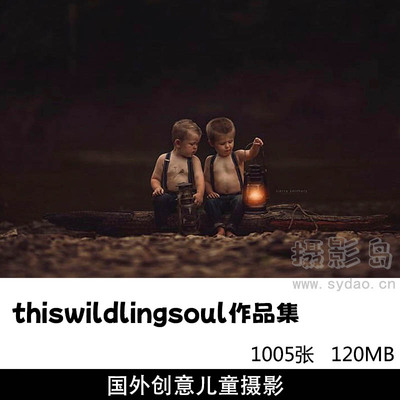 1005张国外创意儿童肖像作品集电子版素材，人像摄影师thiswildlingsoul作品集欣赏