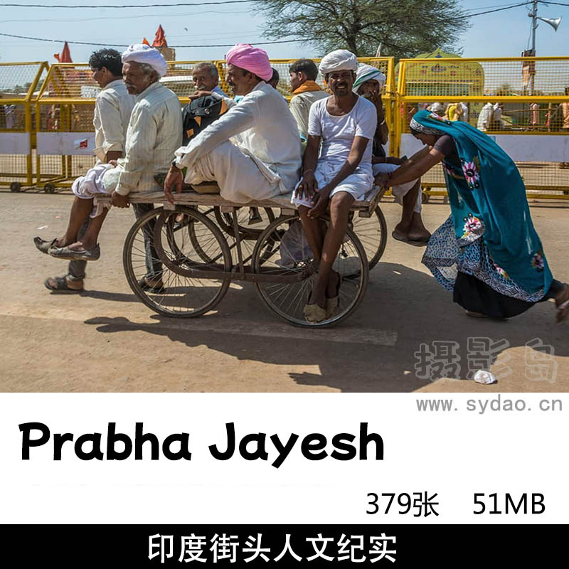 379张印度街头人文纪实街景摄影作品欣赏，摄影师Prabha Jayesh作品集电子版图片素材 