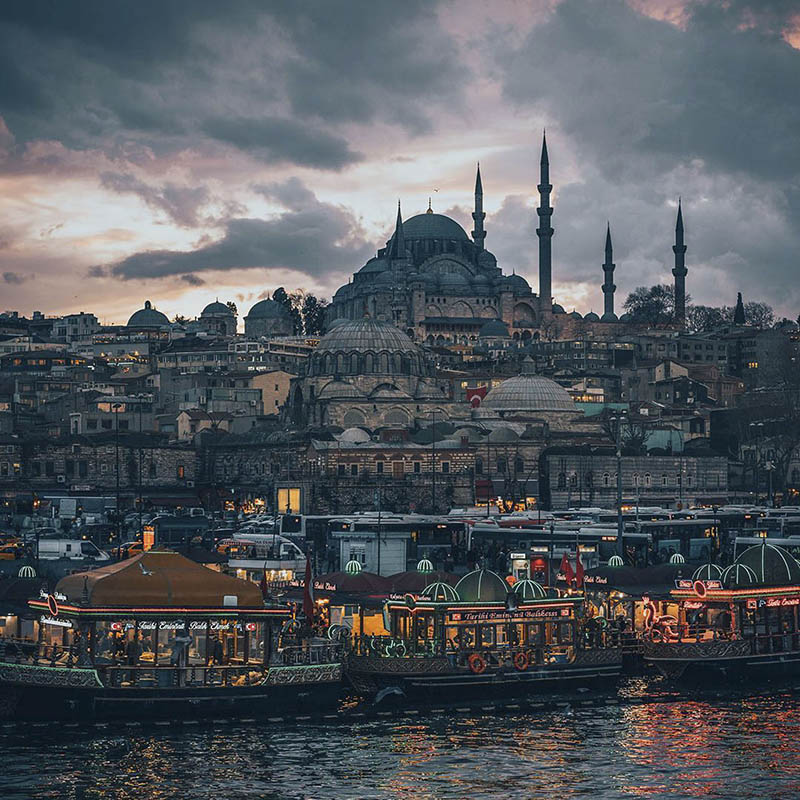 浓郁色调城市街头街景、旅行自然风光摄影作品欣赏，摄影师ilkin karacan作品集图片