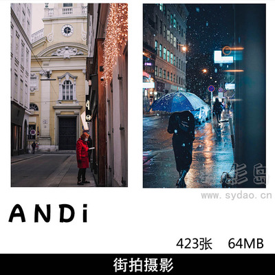 423张创意城市纪实街拍街景摄影图片作品集欣赏，摄影师A N D i作品审美提升素材