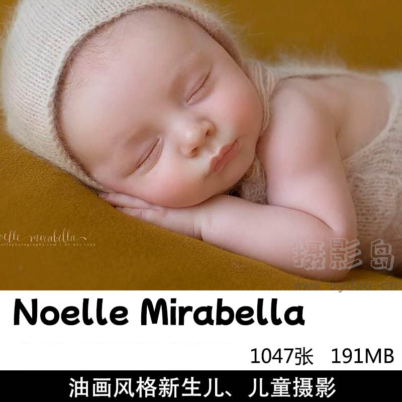 1047张色彩浓郁的欧美油画风格新生儿宝宝、儿童、亲子家庭摄影图片欣赏，摄影师Noelle Mirabella作品素材