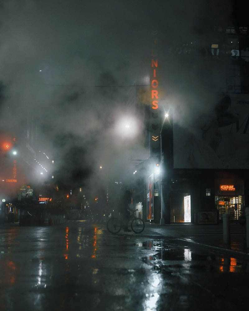 雨夜城市街头街拍街景摄影作品集欣赏