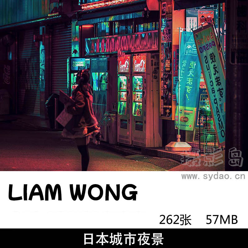 262张日本夜景、城市街头夜晚纪实街拍街景摄影作品集欣赏，香港摄影师LIAM WONG作品图片审美提升素材