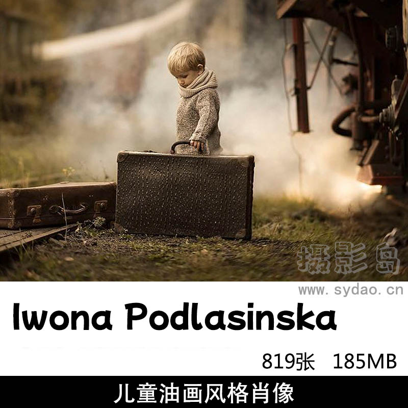 819张欧美童画般梦幻油画风格儿童写真肖像摄影作品集欣赏，波兰摄影师Iwona Podlasińska审美提升素材