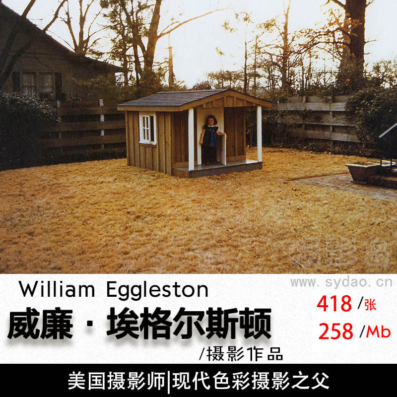 418张摄影大师威廉埃格尔斯顿William Eggleston 现代彩色乡村城市风光摄影作品图集欣赏