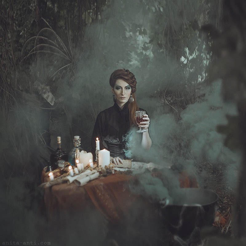 暗黑、超现实、童话风格肖像摄影作品集欣赏，乌克兰概念摄影师Anya Anti摄影