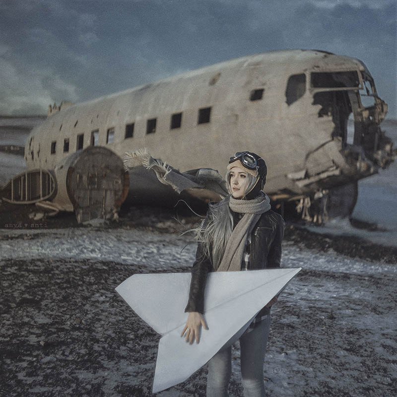 暗黑、超现实、童话风格肖像摄影作品集欣赏，乌克兰概念摄影师Anya Anti摄影