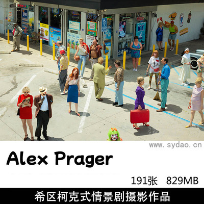 191张希区柯克式情景剧故事叙事性摄影作品集欣赏，美国女摄影师Alex Prager图片参考审美提升素材
