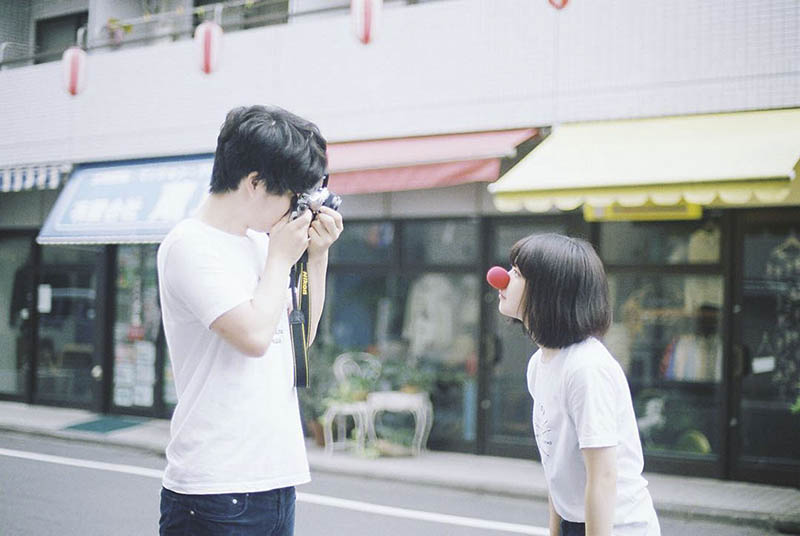 日本摄影师dnmk98小清新胶片情侣写真、婚纱照摄影作品图片集欣赏