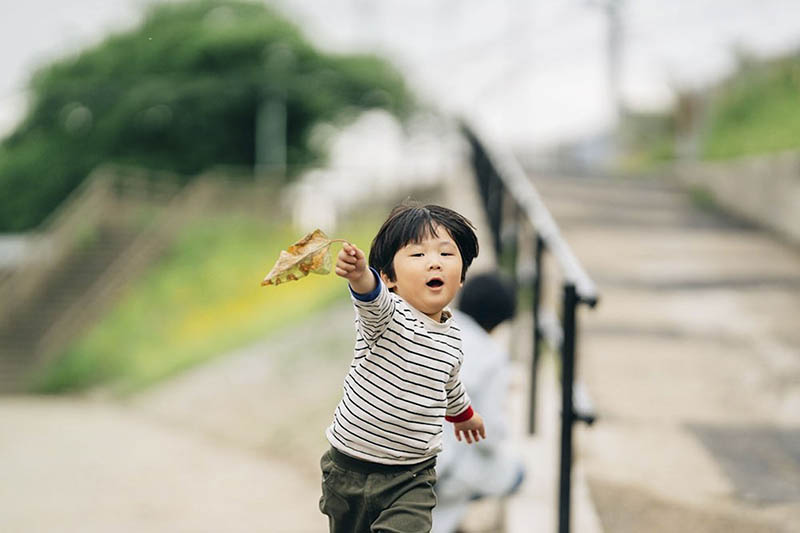 日系小清新纪实儿童摄影作品图库欣赏，日本摄影师asami作品审美提升图片素材